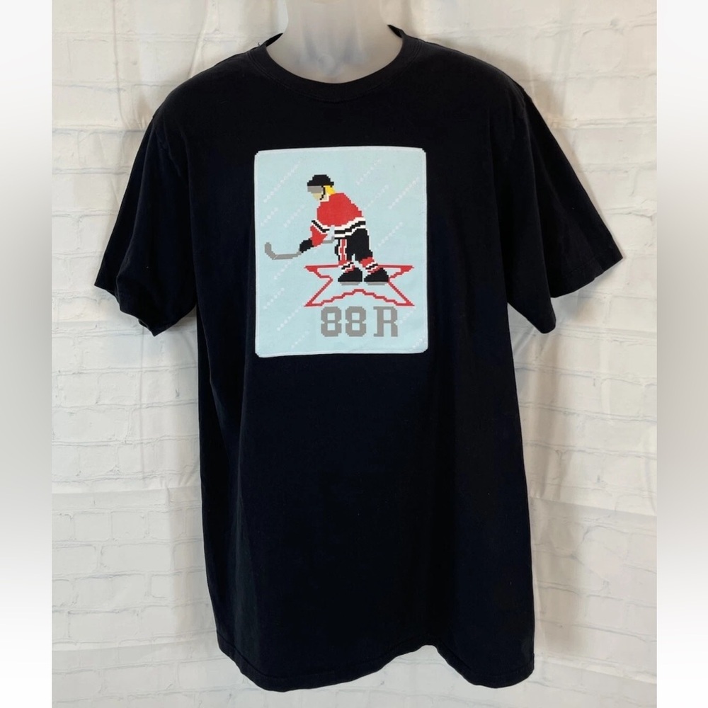 Jockey Hockey T Shirt SK8 black Top Men’s Size XL‎ NHL Skate Ice 100% Cotton
